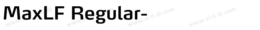 MaxLF Regular字体转换